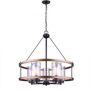 ⭐️GORGEOUS⭐️Farmhouse Style 5 Light Chandelier  *Canmore by Canarm